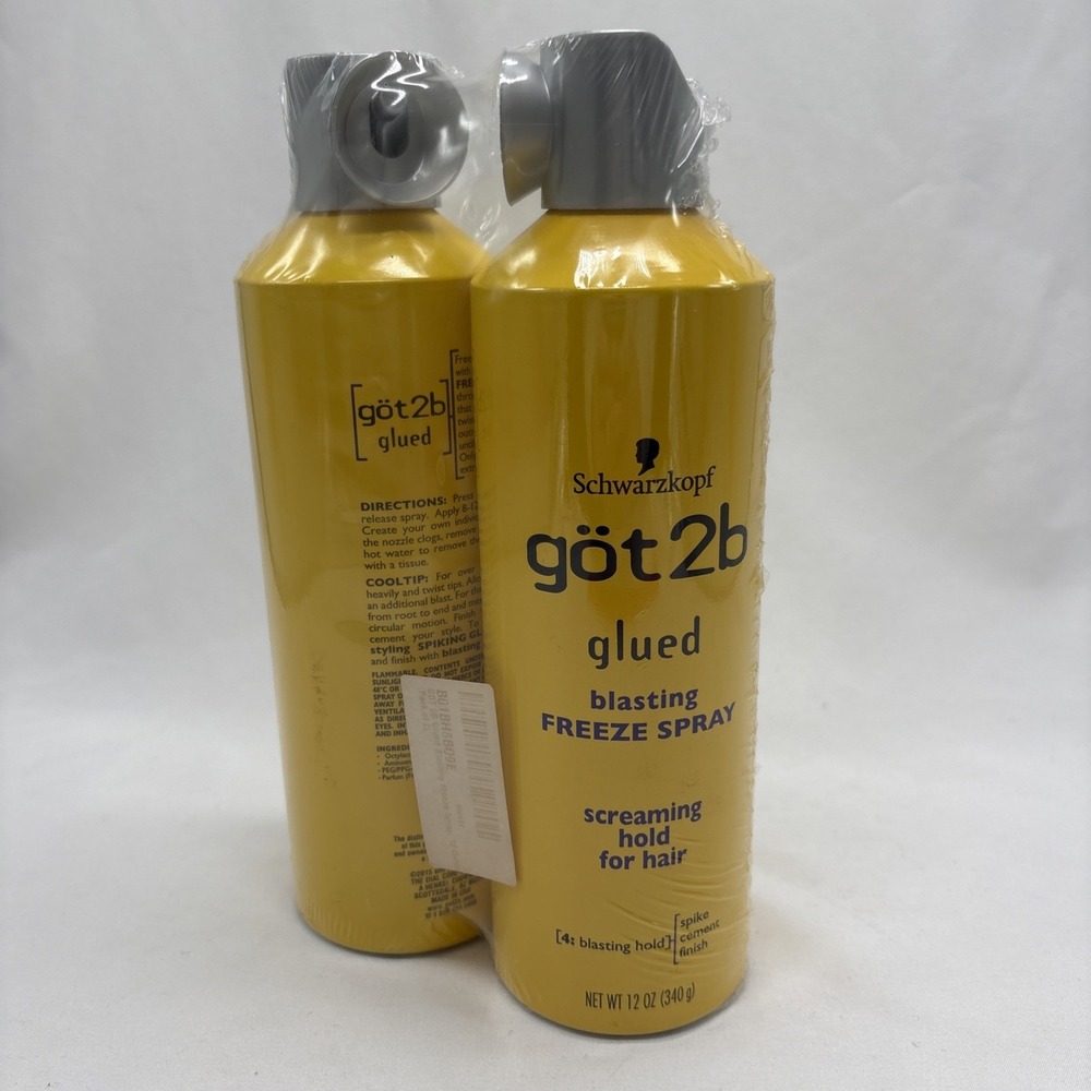 GOT 2B Glued Blasting Freeze Spray, 12 Ounce - Pack of 2
